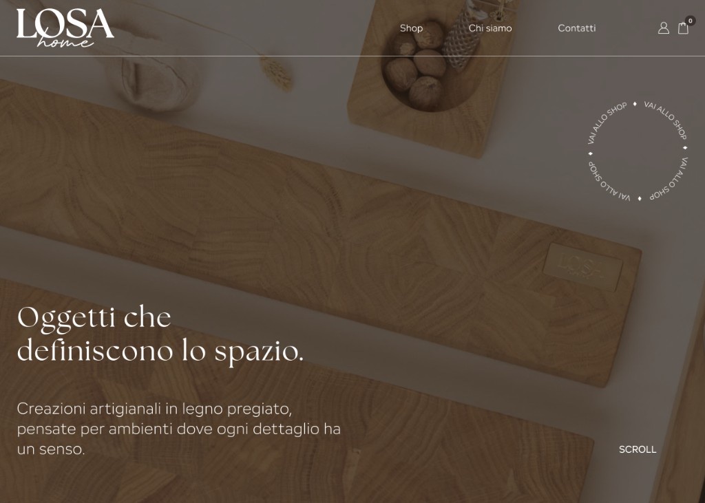 LOSA Home website preview