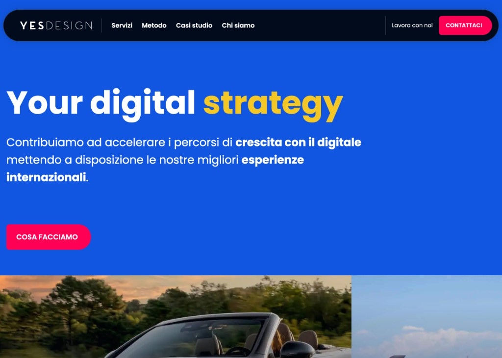 YESdesign website preview